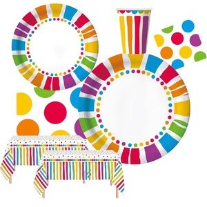 NEW IN BOX RAINBOW PARTY PACK - Serves 30 *2 Available